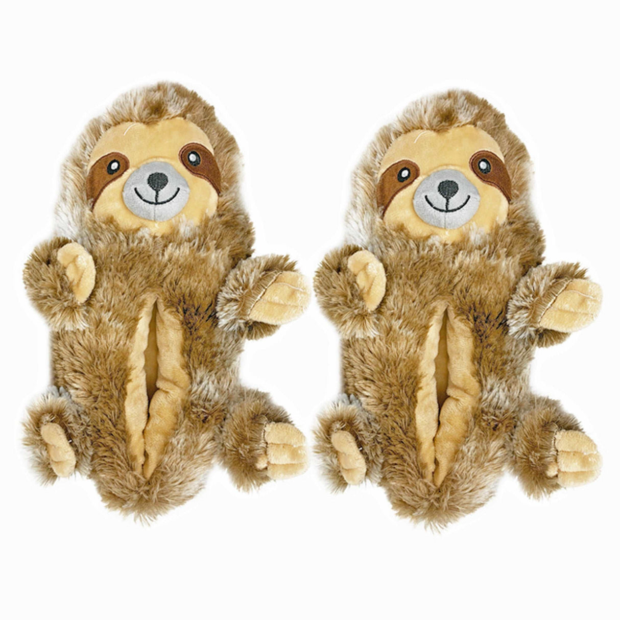 Dusty the Sloth Fuzzy Slippers From Oooh Yeah! Socks