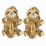 Dusty the Sloth Fuzzy Slippers From Oooh Yeah! Socks