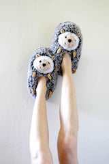 Biscuit the Hedge Fuzzy Slippers From Oooh Yeah! Socks