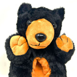 Homer the Black Bear Kid's Slippers from Oooh Yeah! Socks