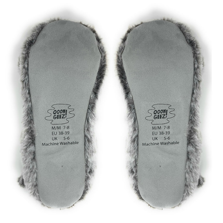 Monkey Around Plush Slippers from Oooh Yeah! Socks