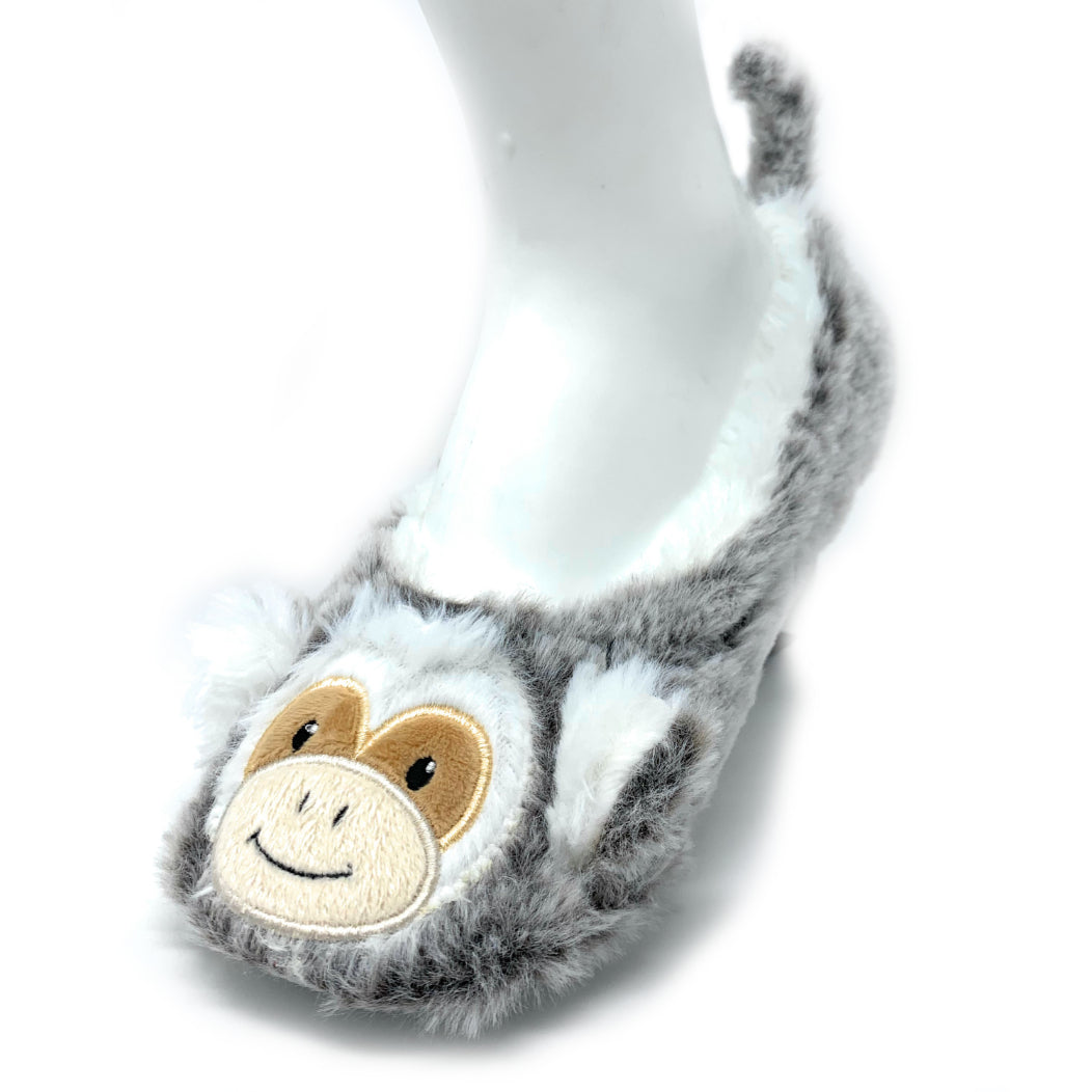 Monkey Around Plush Slippers from Oooh Yeah! Socks