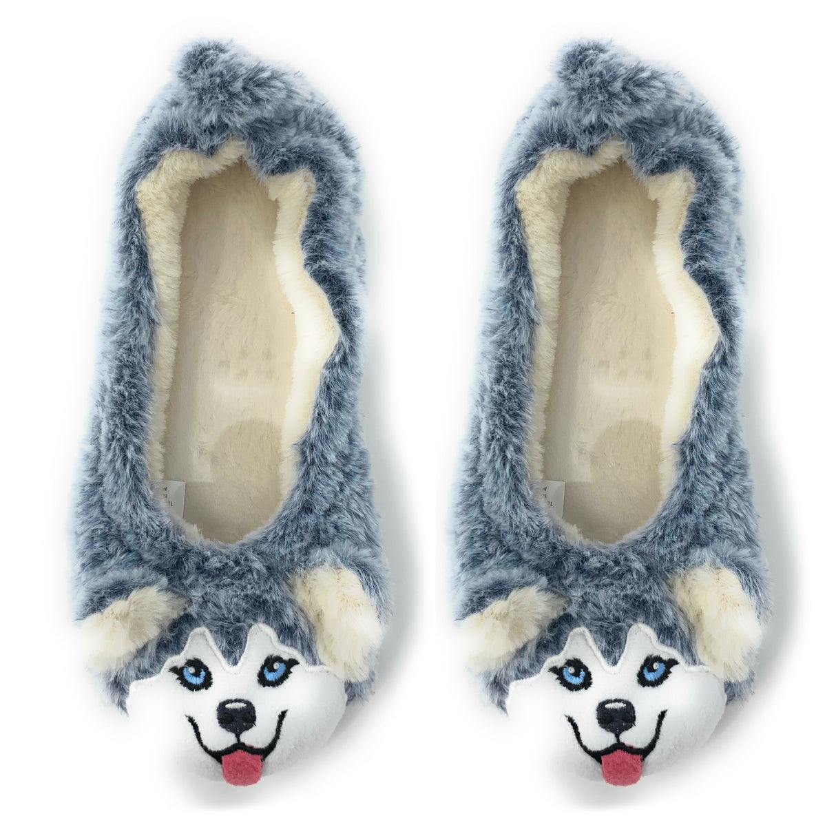 Husky Plush Slippers from Oooh Yeah! Socks