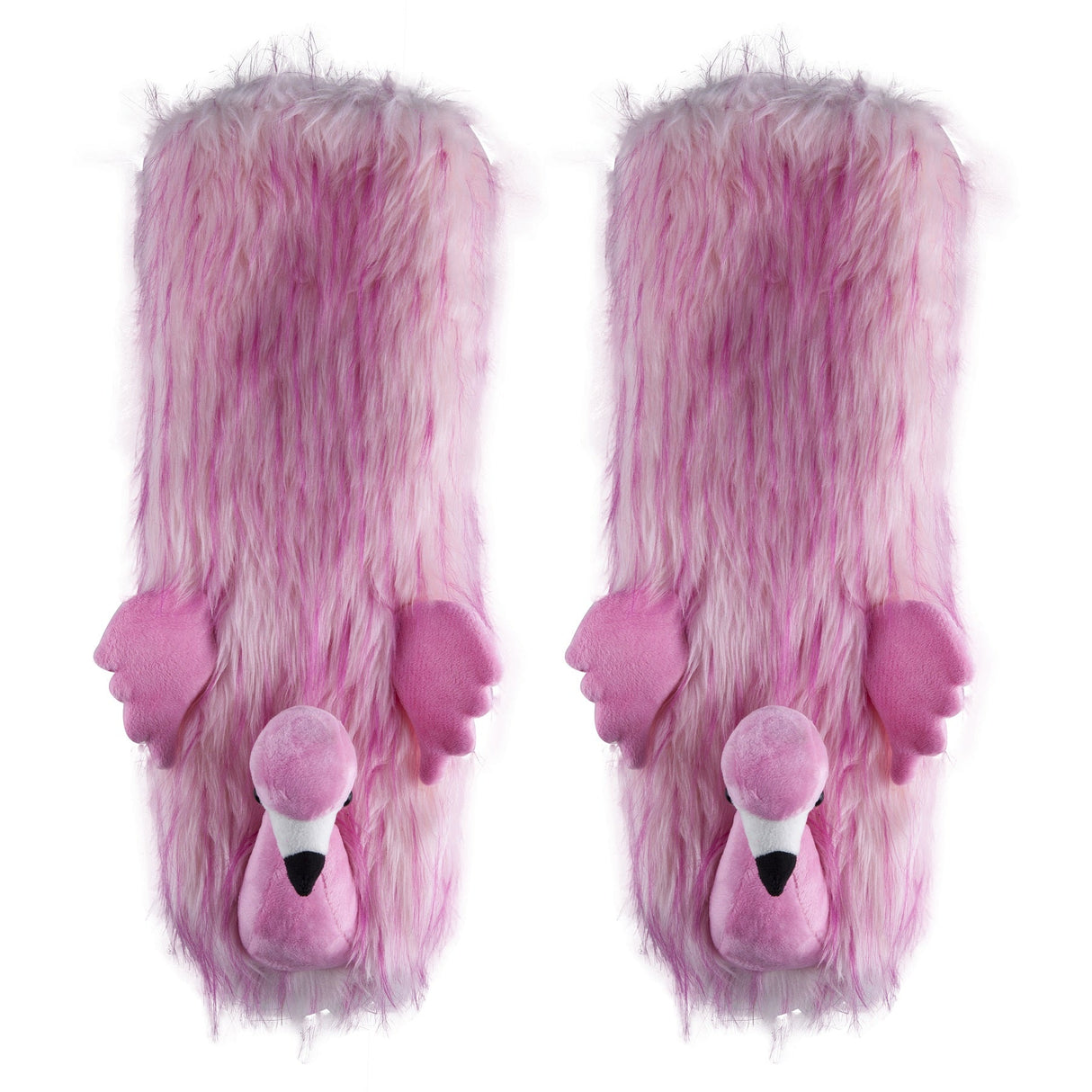 Flamingo Time Plush Slipper Socks from Oooh Yeah! Socks