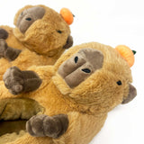 Mable the Capybara Kid's Slippers from Oooh Yeah! Socks
