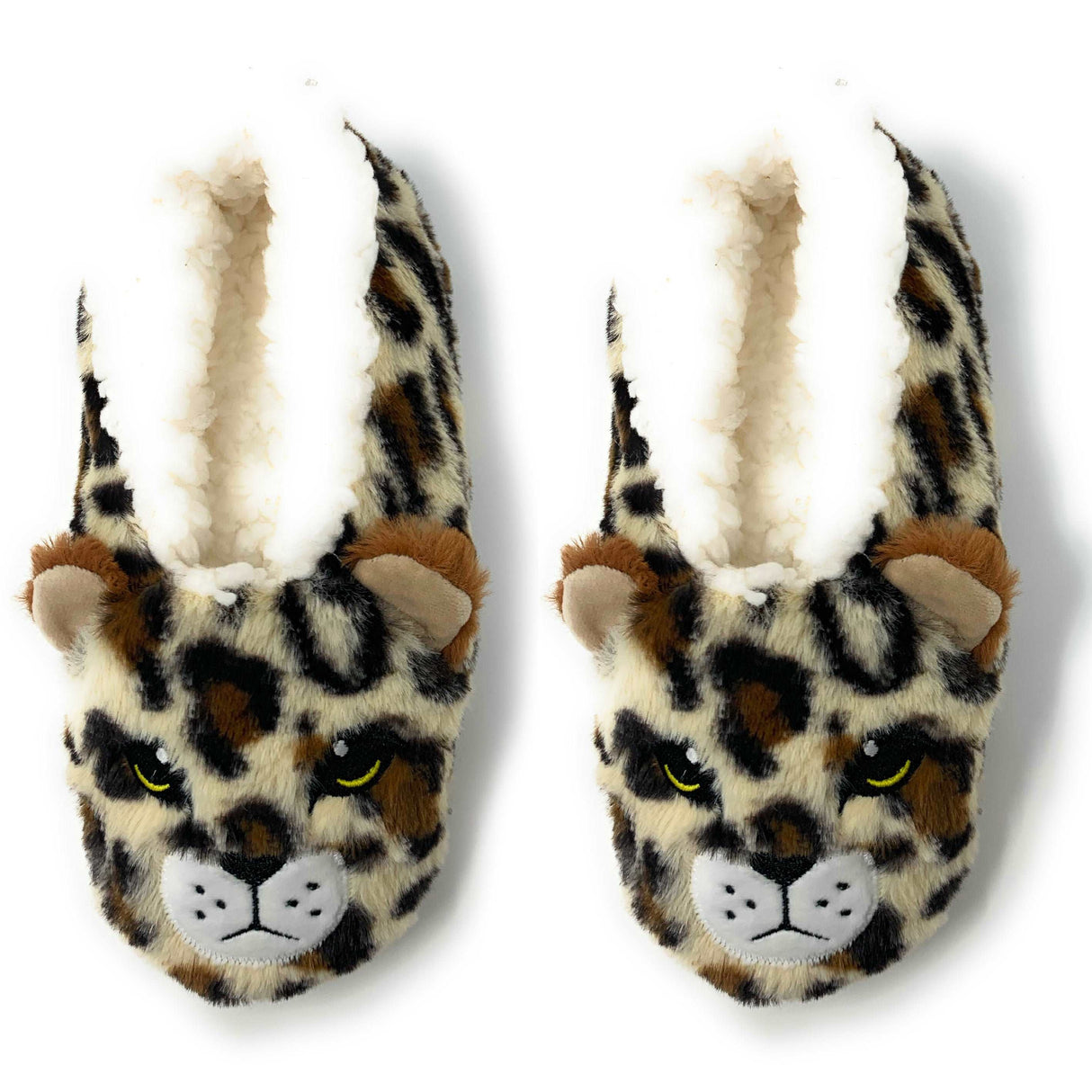 Cheetah Bang Slippers From Oooh Yeah! Socks