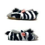 ZZ Zebra Slippers from Oooh Yeah! Socks