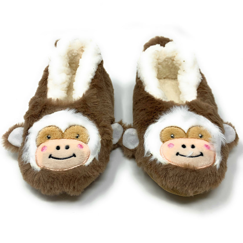 Let's Monkey Kid's Slippers from Oooh Yeah! Socks