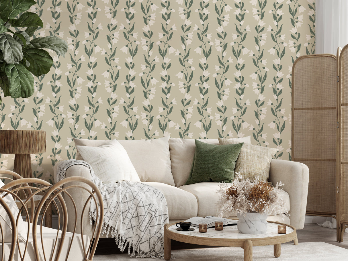 Agatha Wallpaper by Gabriela Dachin from Loomwell Home Goods