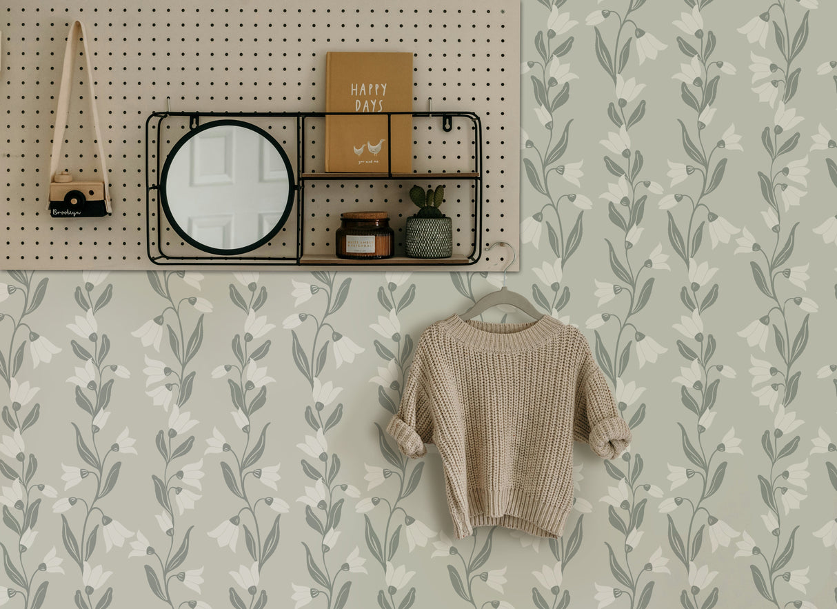 Agatha Wallpaper by Gabriela Dachin from Loomwell Home Goods