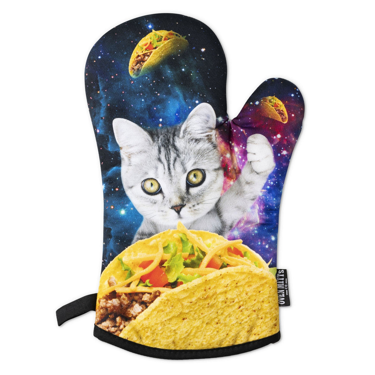 Galaxy Taco Cat Oven Mitts And Potholder Set From Zapps Clothing