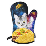 Galaxy Taco Cat Oven Mitts And Potholder Set From Zapps Clothing