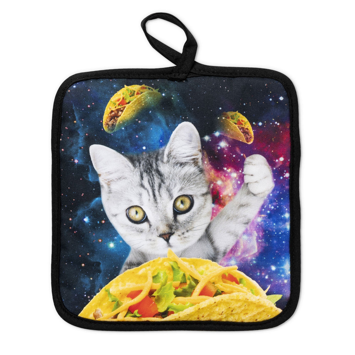 Galaxy Taco Cat Oven Mitts And Potholder Set From Zapps Clothing