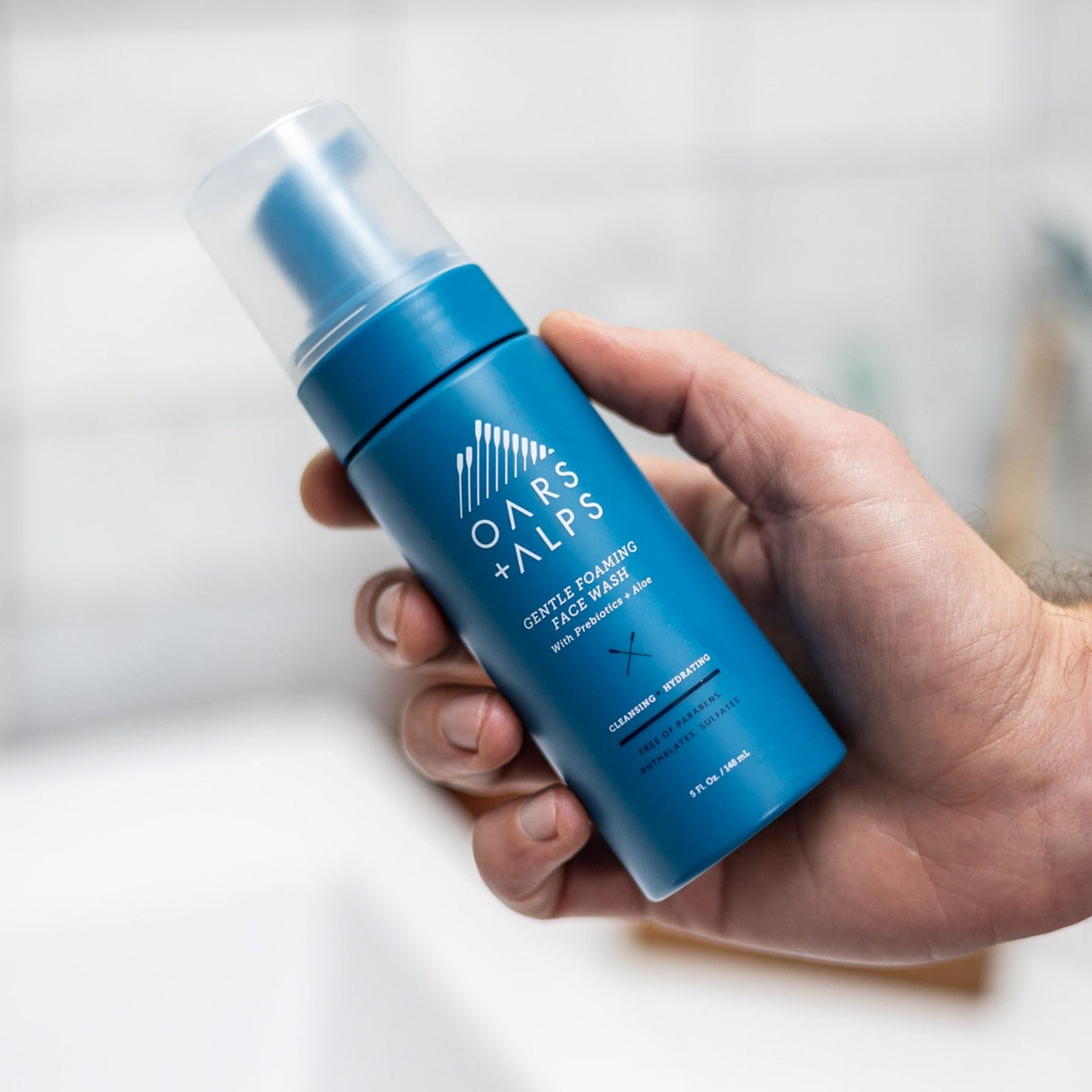 Gentle Foaming Face Wash From Oars + Alps