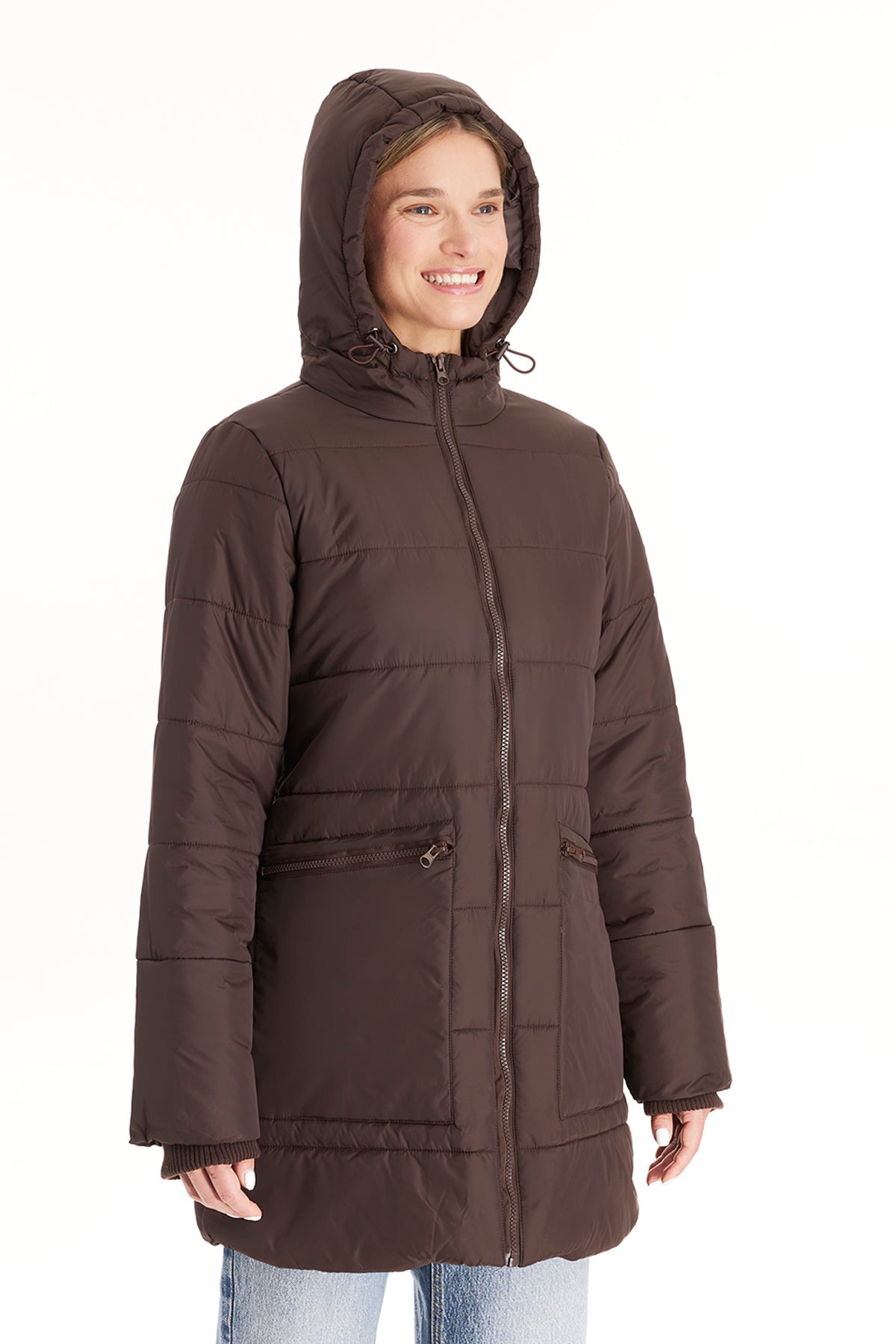 Gianna 3 in 1 Maternity Hybrid Puffer Jacket from Moderneternity