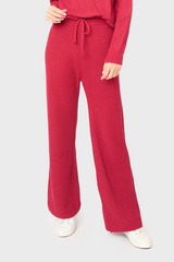 Drawstring Pull On Ribbed Sweater Knit Pant from Gibsonlook