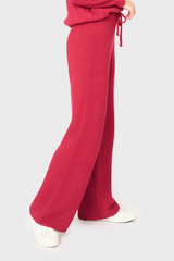 Drawstring Pull On Ribbed Sweater Knit Pant from Gibsonlook