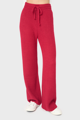 Drawstring Pull On Ribbed Sweater Knit Pant from Gibsonlook