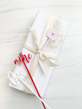 Valentine's Day Drink Stirrers from The Cotton & Canvas Co.
