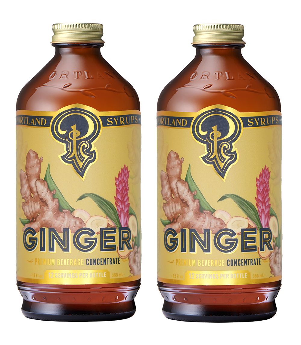 Authentic Ginger Syrup two-pack from Portland Syrups