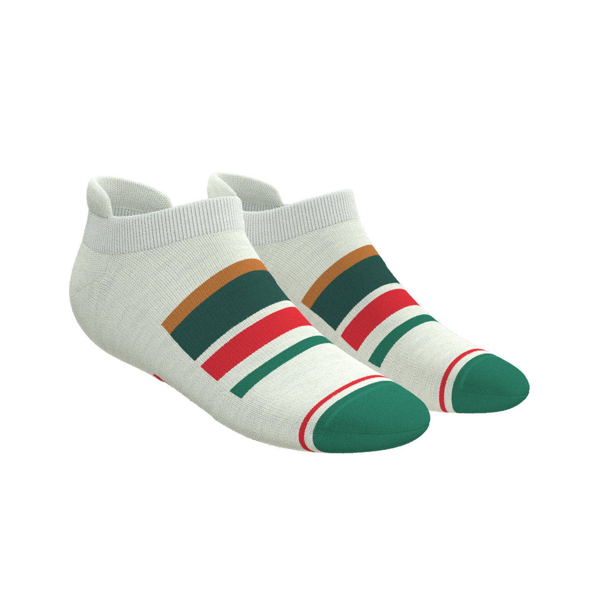 The Ginger Rail | Gingerbread Heel Hammock™ Ankle Socks from Shinesty