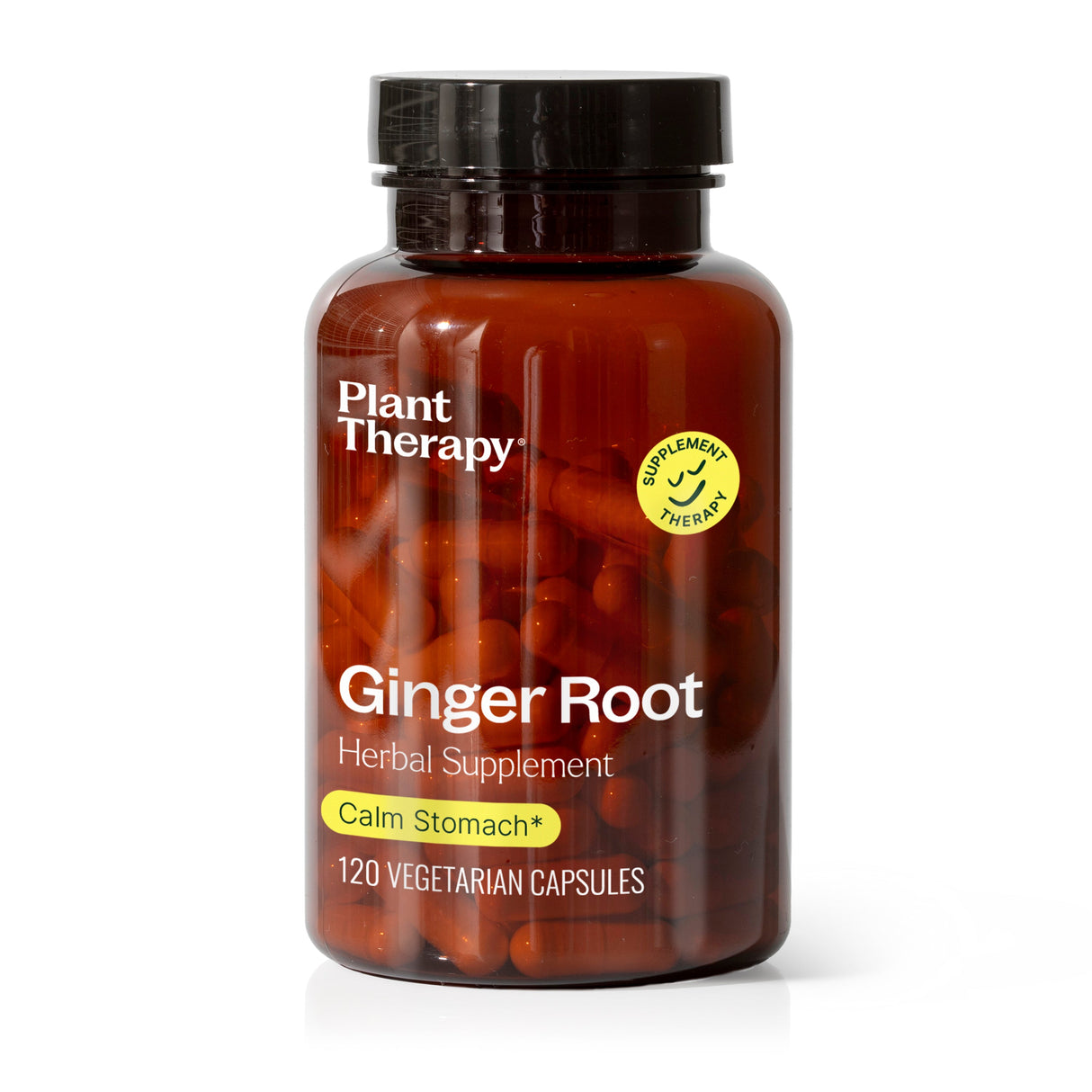 Ginger Root Herbal Supplement - 120 Capsules from Plant Therapy