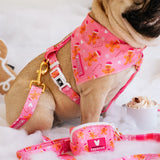Frenchie Poo Bag Holder - Gingerbread- Pink from Frenchie Bulldog