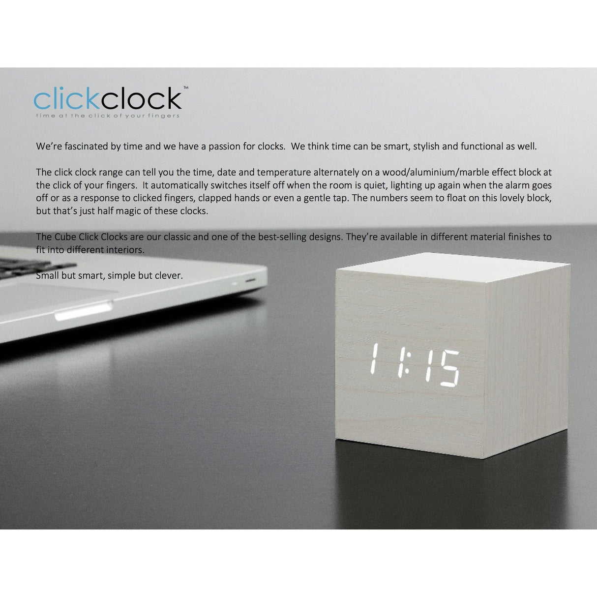 kutia Cube Click Clock from Uber Appliance