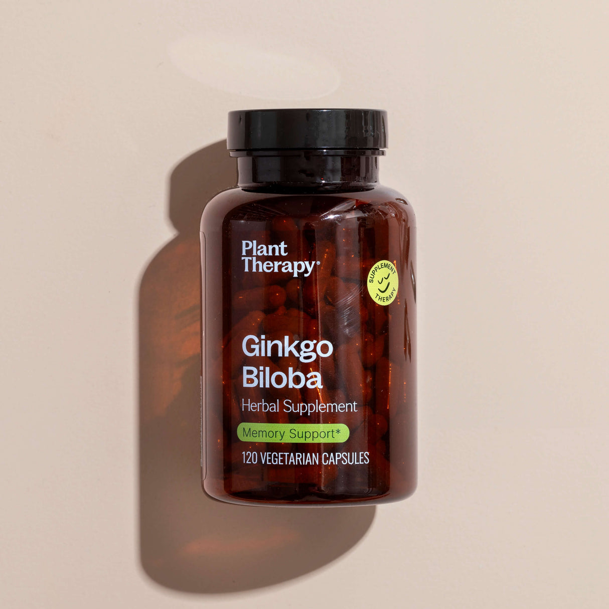 Ginkgo Biloba Herbal Supplement - 120 Capsules from Plant Therapy