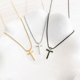 Gio L'uomo Mens Colletion Cross Necklace from Pretty Simple