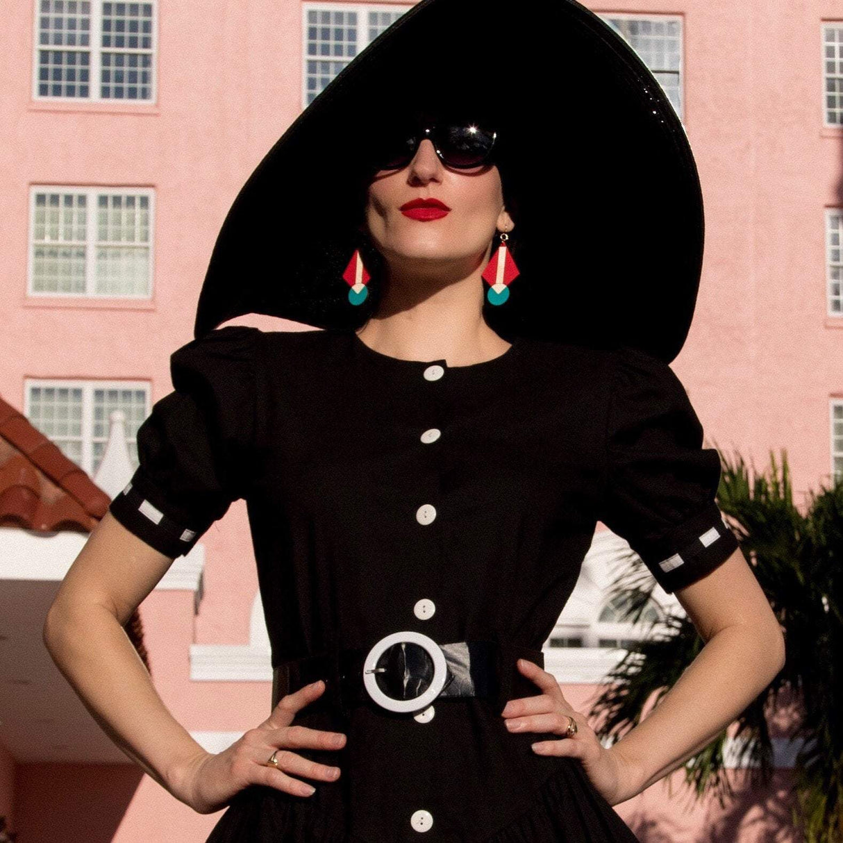 Primary Art Deco Earrings from LE CHIC MIAMI
