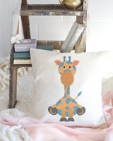 Giraffe Baby Pillow Cover from The Cotton & Canvas Co.