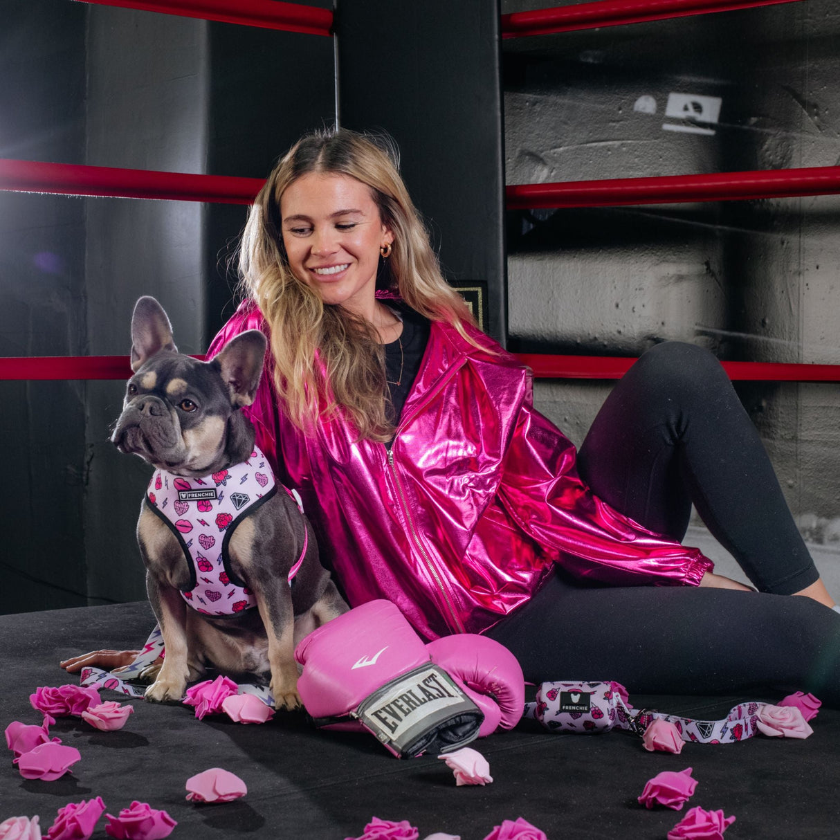 Frenchie Duo Reversible Harness - Girl Power from Frenchie Bulldog