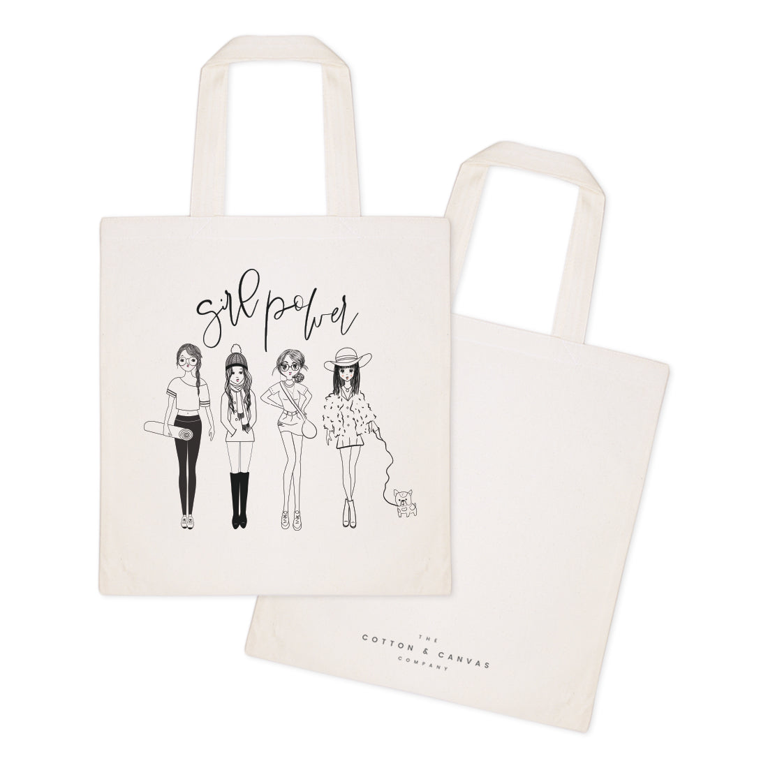 Girl Power Cotton Canvas Tote Bag from The Cotton & Canvas Co.