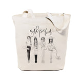 Girl Power Cotton Canvas Tote Bag from The Cotton & Canvas Co.