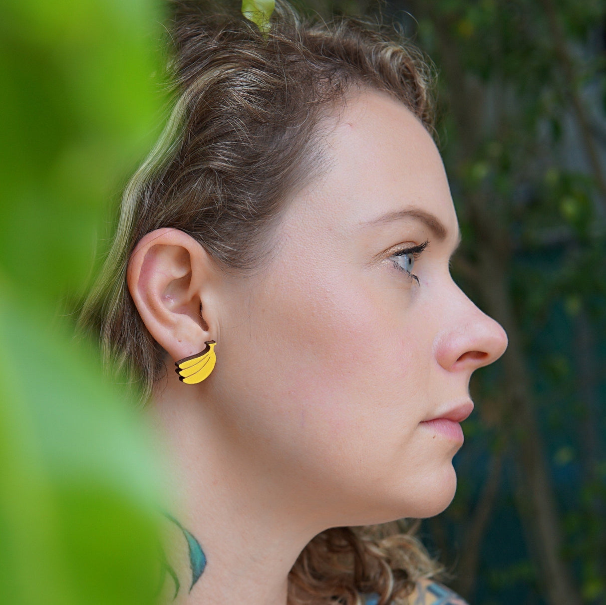 Banana Studs from LE CHIC MIAMI
