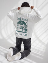 God Heals Unisex Hoodie from Elevated Faith