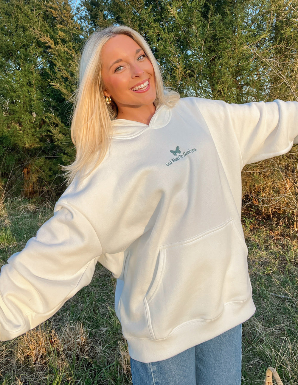 God Heals Unisex Hoodie from Elevated Faith