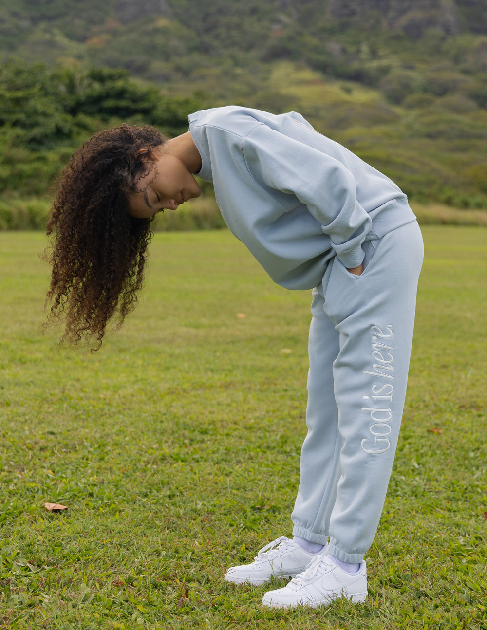 God Is Here Unisex Sweatpant from Elevated Faith