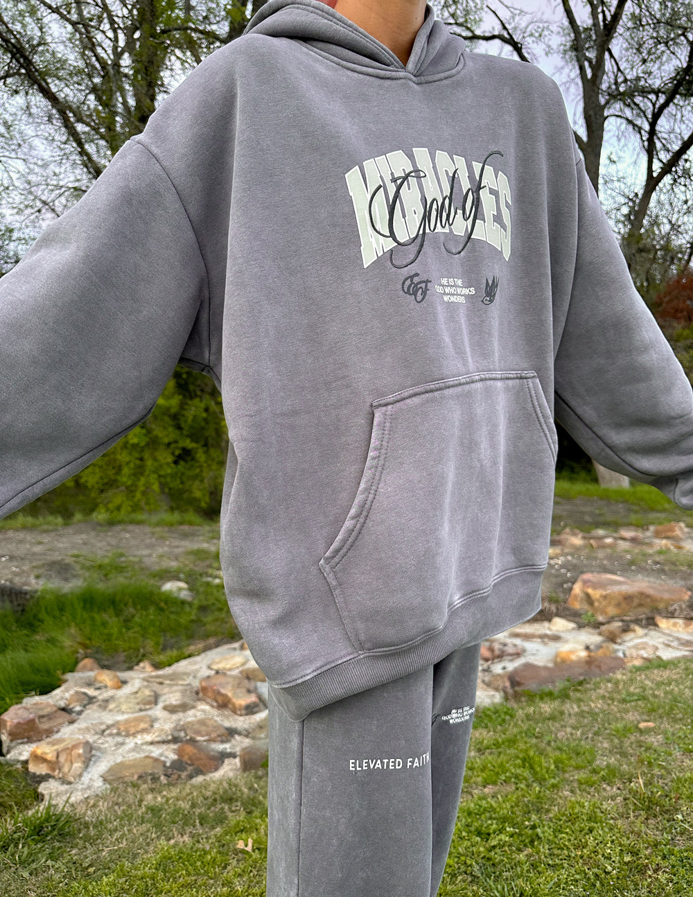 God of Miracles Unisex Hoodie from Elevated Faith