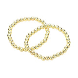 2PCS - Stainless Steel Ball Stretch Multi Layered Bracelets from Madeline Love