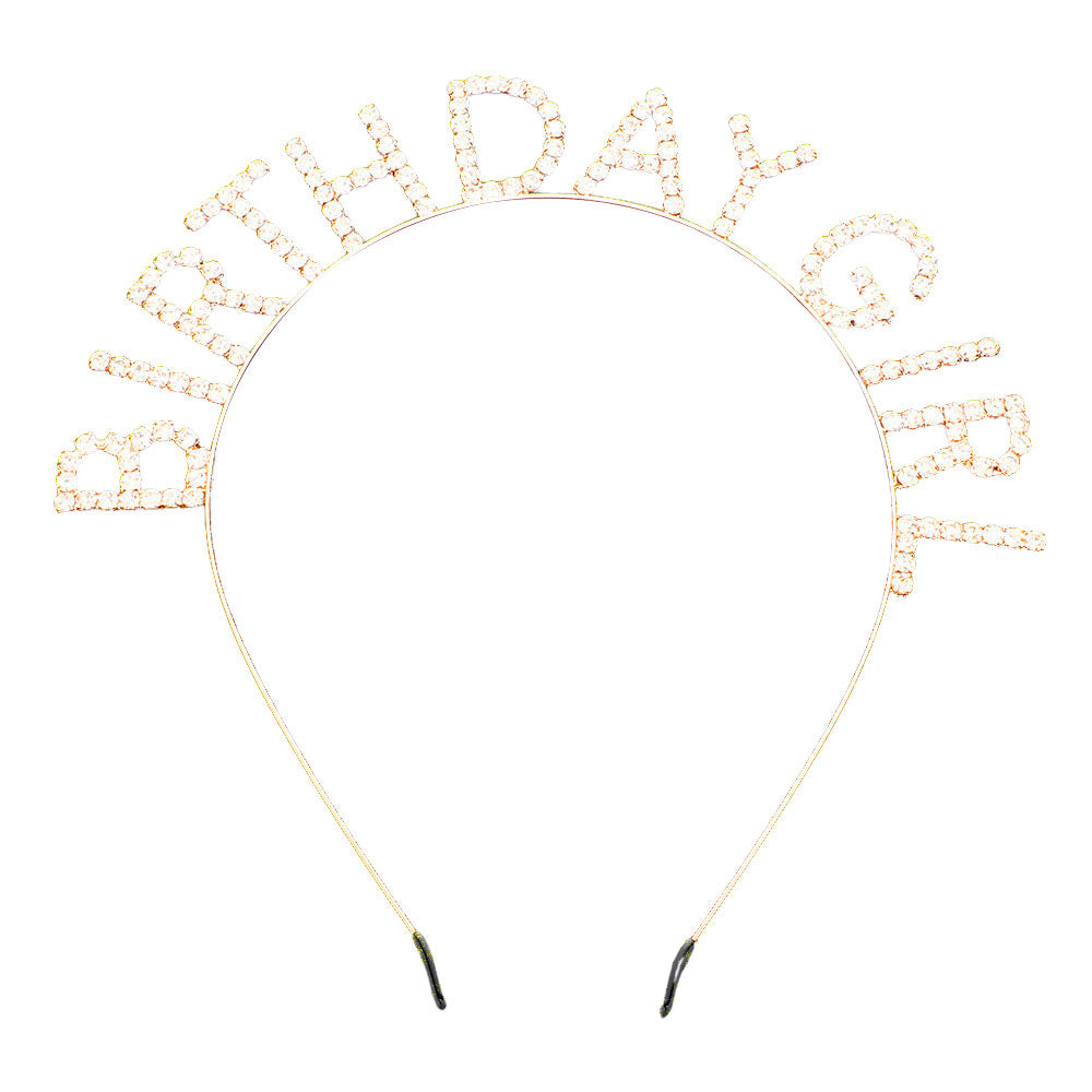 Birthday Girl Rhinestone Headband from Madeline Love
