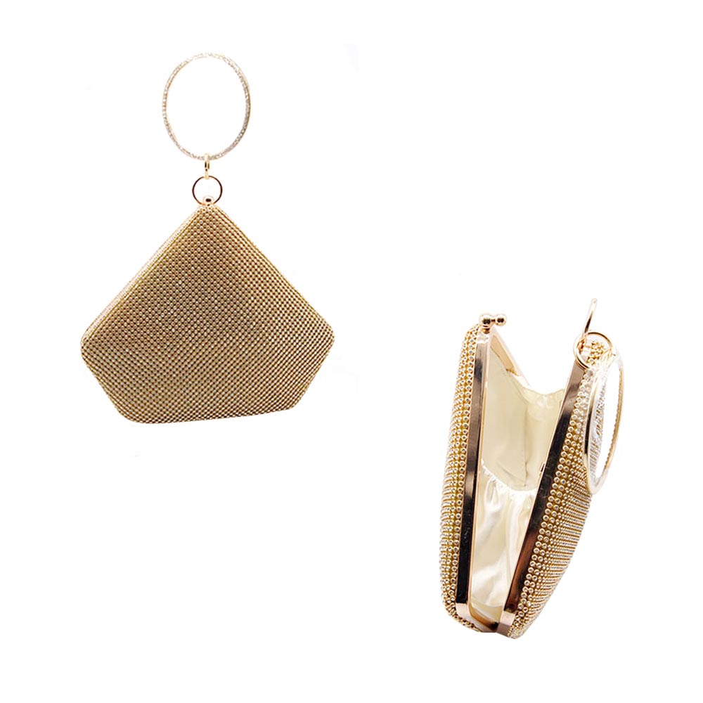 Bling Angled Evening Tote Crossbody Bag  from Madeline Love