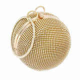 Bling Round Ball Evening Tote Crossbody Bag  from Madeline Love