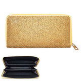 Crystal Rhinestone Pave Zipper Wallet  from Madeline Love