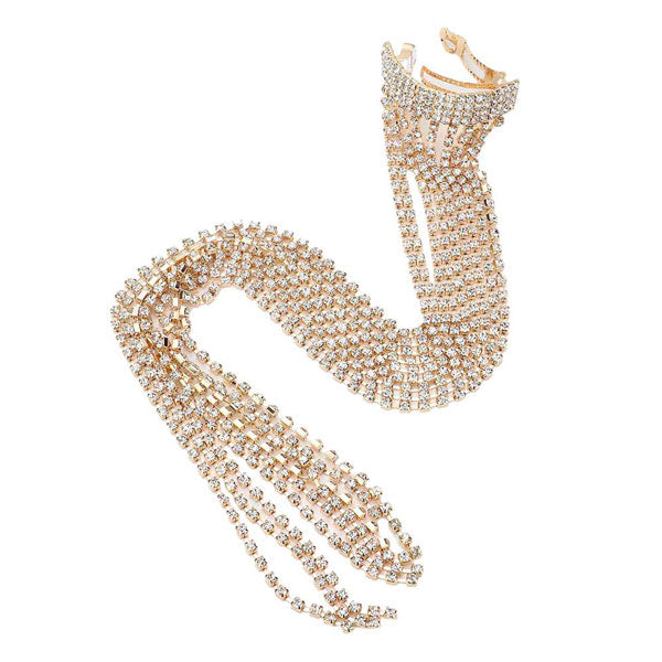 Rhinestone Fringe Barrette from Madeline Love