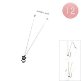 12PCS - Stainless Steel Crown Charm Anklets from Madeline Love