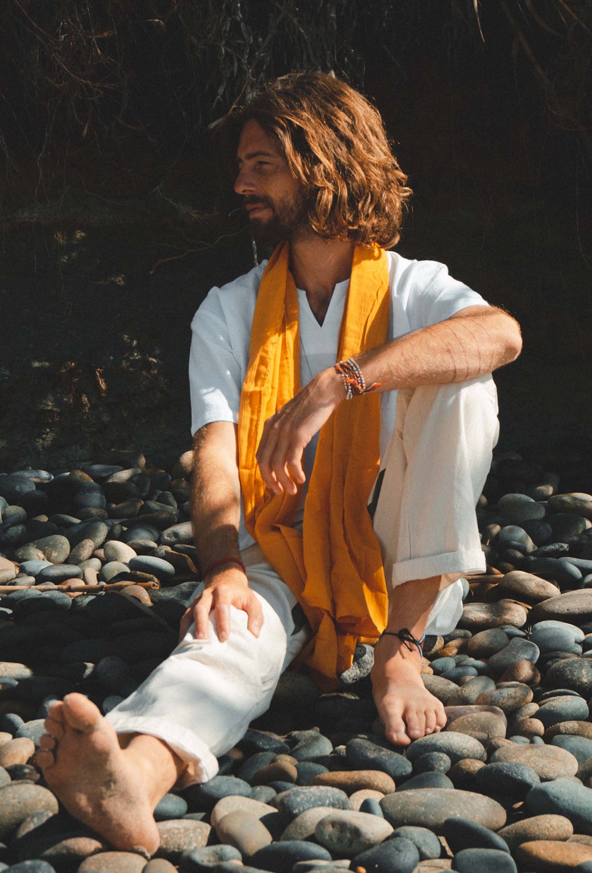 Sun Scarf From Cotton Flower Clothing