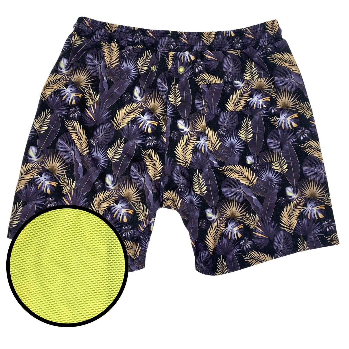 Gold Palms Swimsuit Shorts from Tropical Bros
