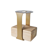 Homi Yoga Block Floor Stand | Gold from Mache